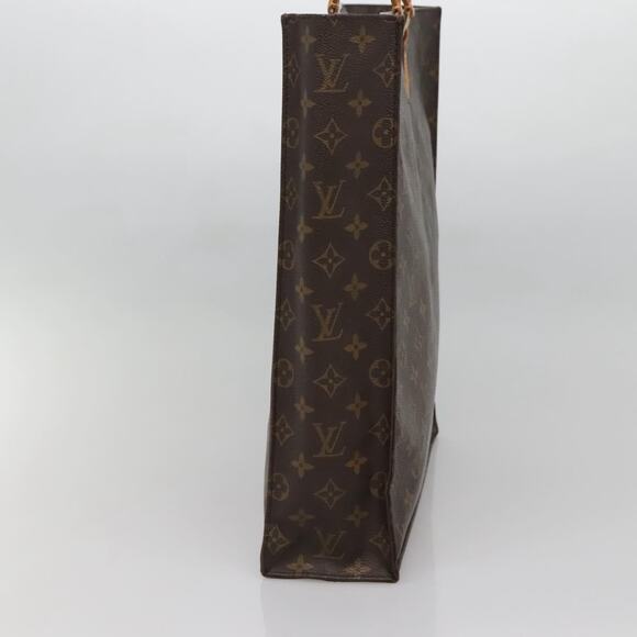 LOUIS VUITTON Monogram Sac Plat Hand Bag M51140 - Picture 5 of 12